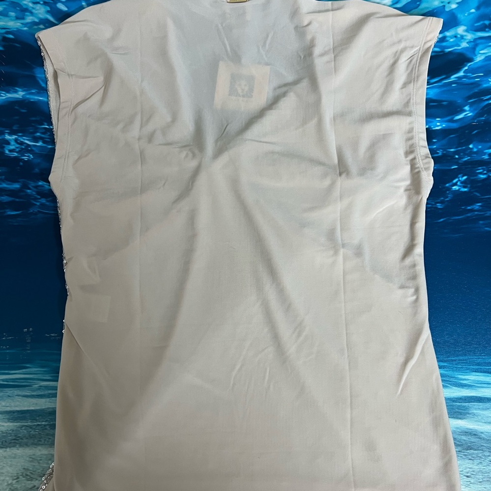 ☀️Anne Klein Silver Sequin Tank Top - Picture 5 of 6